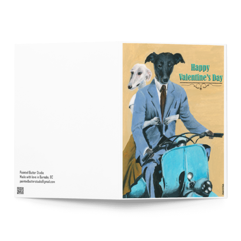 Roman Holiday inspired Valentine's Day Greeting card