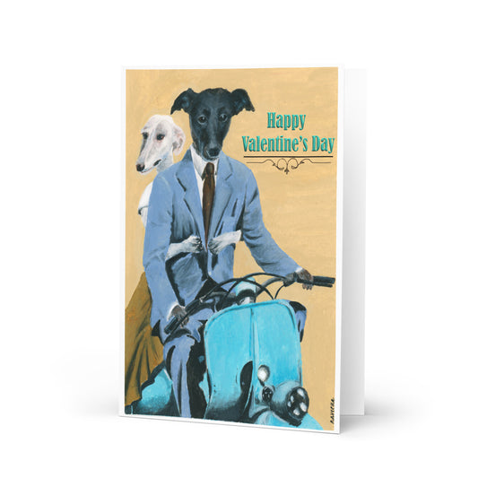 Roman Holiday inspired Valentine's Day Greeting card